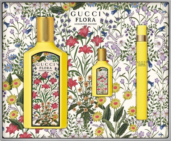 Gucci Flora Gorgeous Orchid Eau de Perfume 100ml Set 3 Pieces