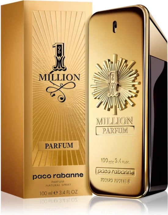 Paco Rabanne 1 Million - 100 ml - parfum spray - pure parfum voor heren