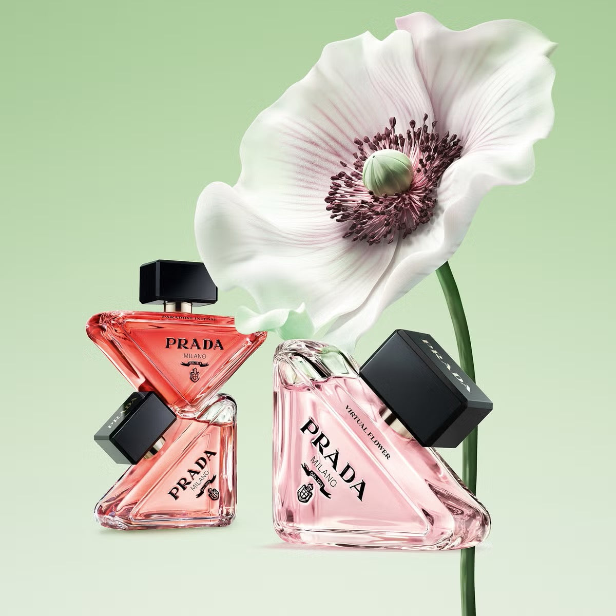 Prada Travel set - Prada EDP 30 Ml - Prada Virtual Flower EDP 7 ML - Prada Intense 7 ML